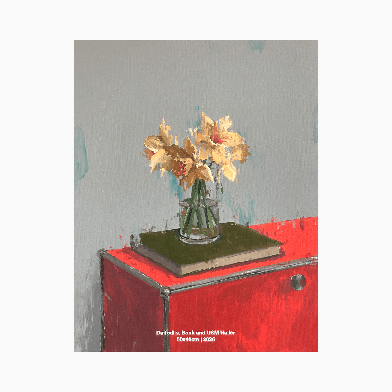 DAFFODILS, BOOK AND USM HALLER