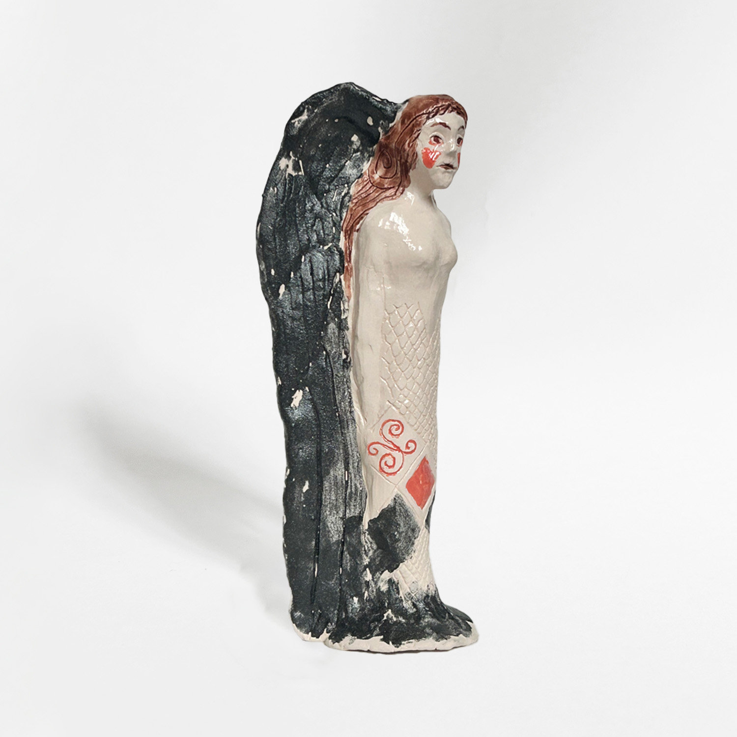 MERMAID WITH GRAPHITE WINGS