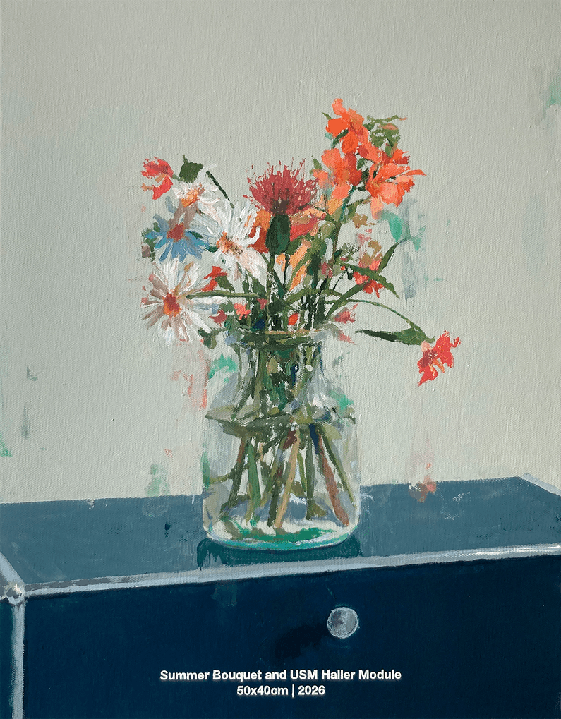 SUMMER BOUQUET AND USM HALLER MODULE